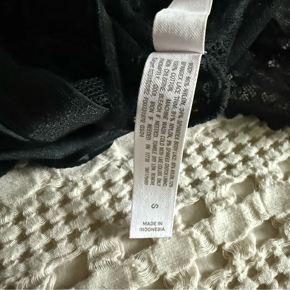 NEW Auden Black‎ Lace Chemise